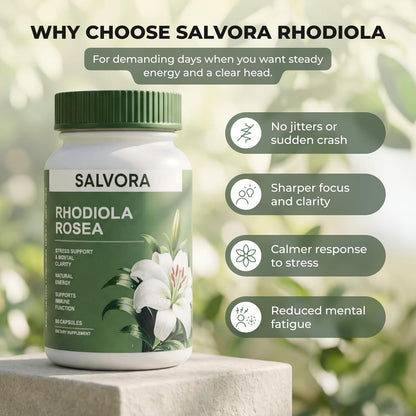 Salvora™ Rhodiola Rosea Capsules