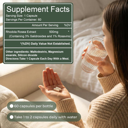 Salvora™ Rhodiola Rosea Capsules
